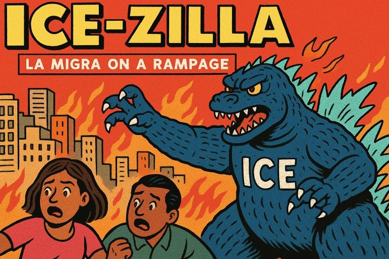 ICEzilla ataca_ redadas, racismo y rejas nuevas