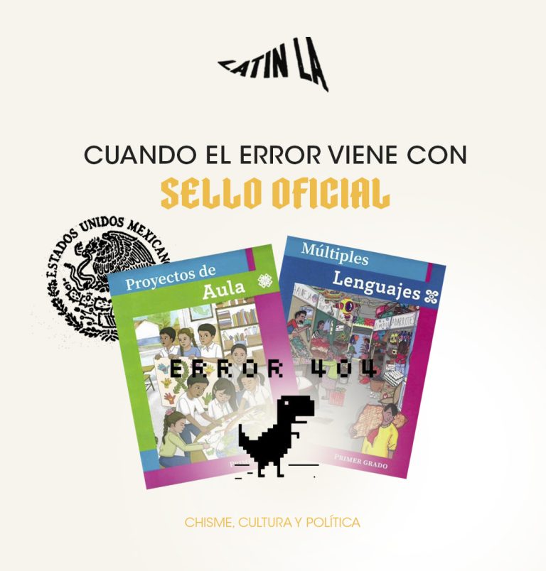 Cuando el error de Marx Arriaga viene con sello oficial