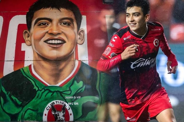 En Tijuana, el futbol también se pinta: el mural que convierte a Gilberto Mora en símbolo