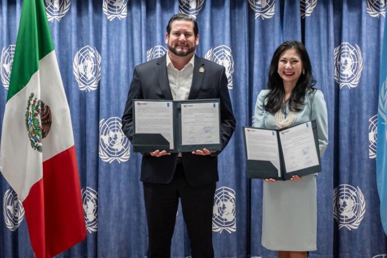 Tijuana llega a la ONU: Burgueño presume su modelo de gobierno