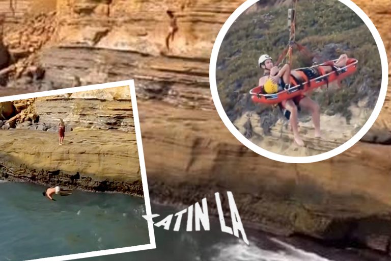 Menor casi queda paralizado tras salto en Sunset Cliffs; videos virales impulsan una peligrosa tendencia y nuevos rescates
